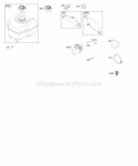Fuel Supply Diagram and Parts List for 201412-0116-E1  Briggs and Stratton Engine